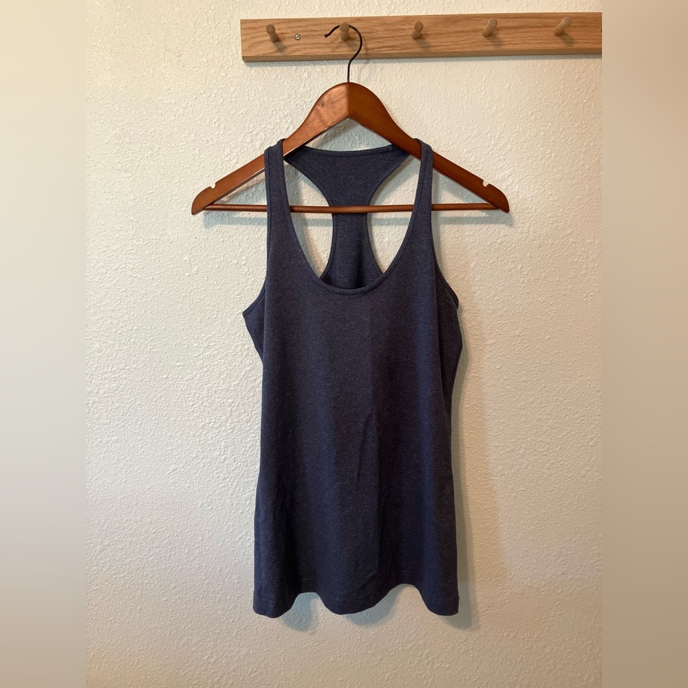 lululemon athletica heather Blue Tank Top